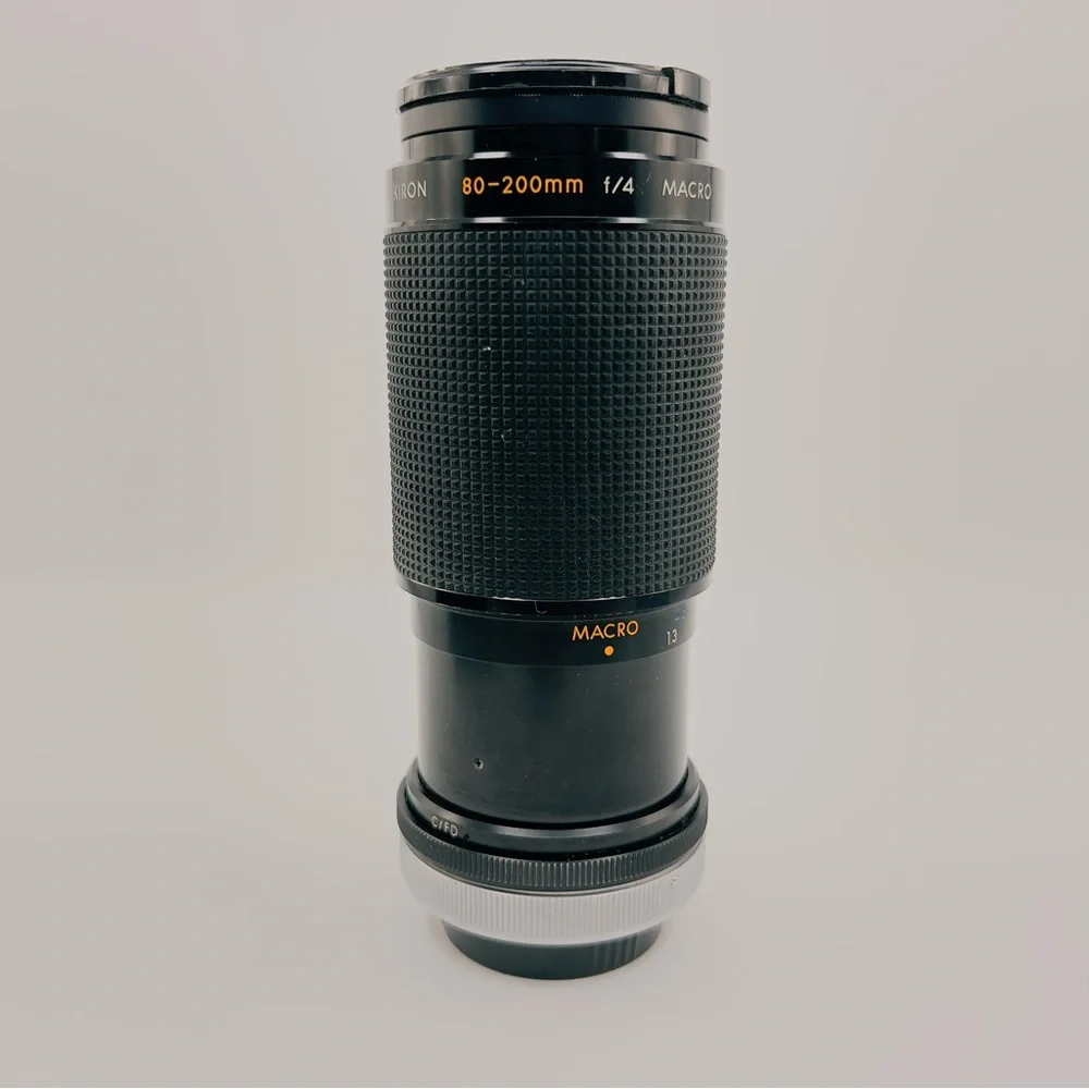 KIRON 80-200mm F/4 Macro 1:4 Zoom Lens Kino Precision Japan w Case & User Manual